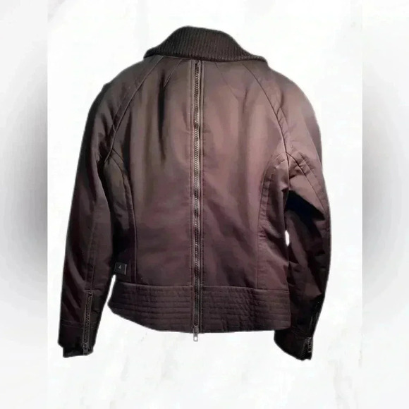 Adidas x Stella McCartney black  crop long sleeve athletic outdoor jacket 38/S - Picture 3 of 6